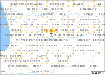 map of Ḩmayş