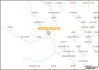 map of Hmindingyin