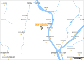 map of Hmyaing