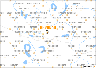 map of Hmyawdu