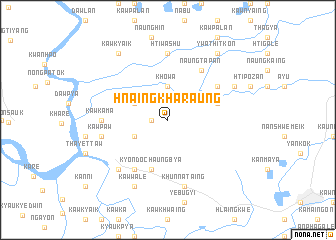 map of Hnaingkharaung