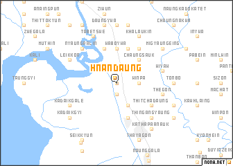 map of Hnandaung