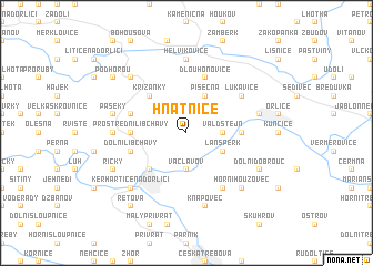 map of Hnátnice