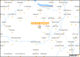 map of Hnawbingon