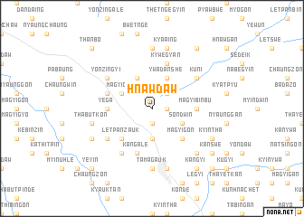 map of Hnawdaw