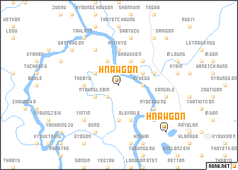 map of Hnawgon