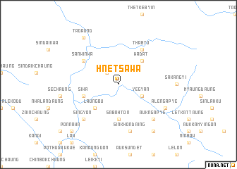 map of Hnetsawa