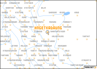 map of Hngetkadaung