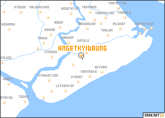 map of Hngetkyidaung