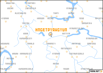 map of Hngetpyawgyun