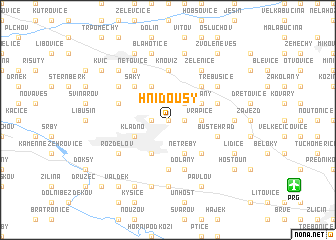 map of Hnidousy