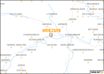 map of Hniezdne