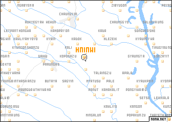 map of Hnin-wi