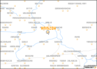 map of Hniszów