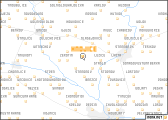 map of Hnojice