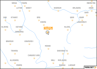 map of Hnum
