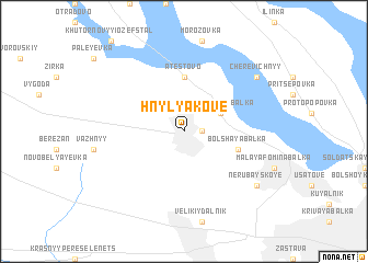 map of Hnylyakove