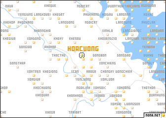 map of Hòa Cường