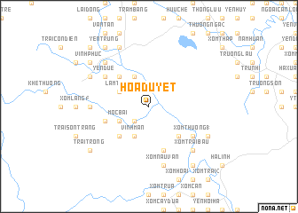 map of Hòa Duyệt