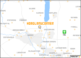 map of Hoagland Corner