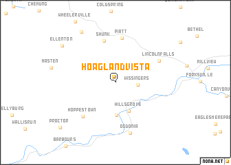 map of Hoagland Vista