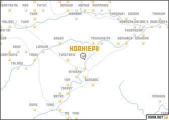 map of Hòa Hiệp (1)