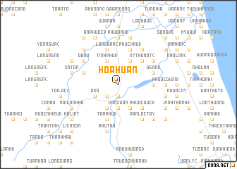 map of Hòa Huân