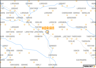 map of Hoài Ân