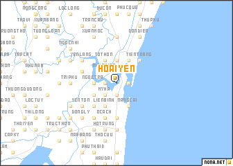 map of Hoài Yên