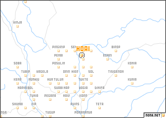 map of Hoai