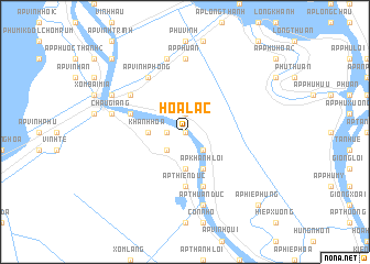 map of Hòa Lạc