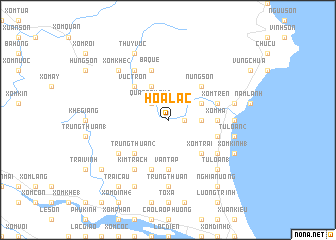 map of Hòa Lạc