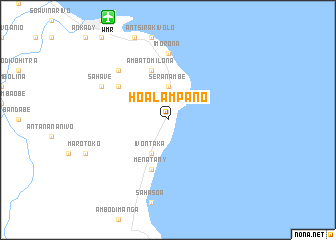 map of Hoalampano