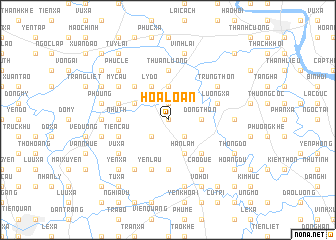 map of Hòa Loan