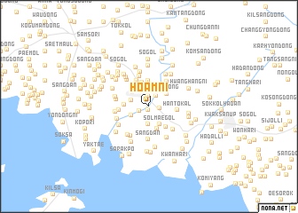 map of Hoam-ni