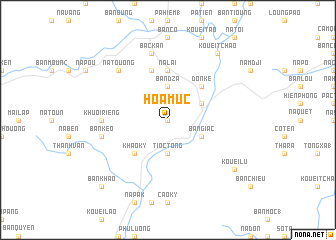 map of Hòa Mục