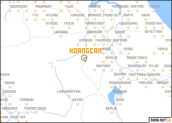 map of Hoàng Cần