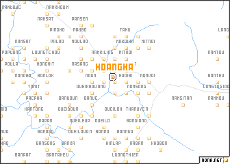 map of Hoàng Hà