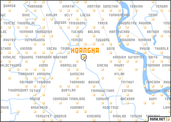 map of Hoàng Hạ