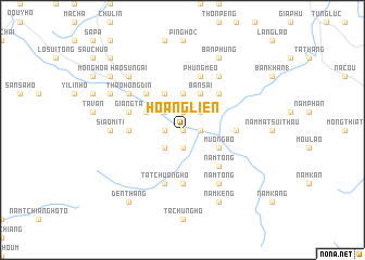 map of Hoàng Liên