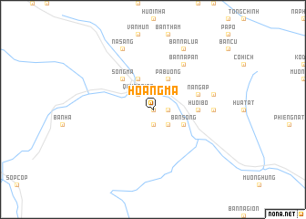 map of Hoàng Mã