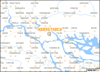 map of Hoàng Thạch