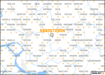 map of Hoàng Tranh