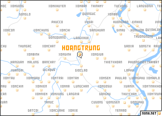 map of Hoàng Trung