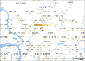 map of Hoàng Vân