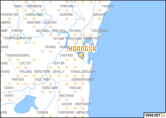 map of Hoang Xa