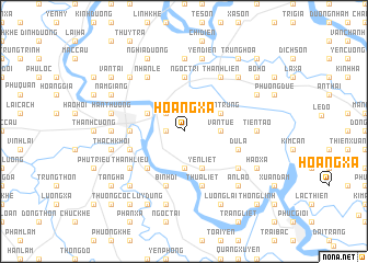 map of Hoàng Xá