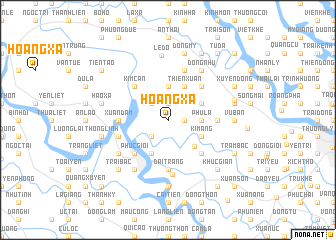 map of Hoàng Xá