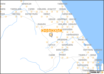 map of Hoành Kinh