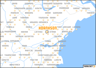 map of Hoành Sơn